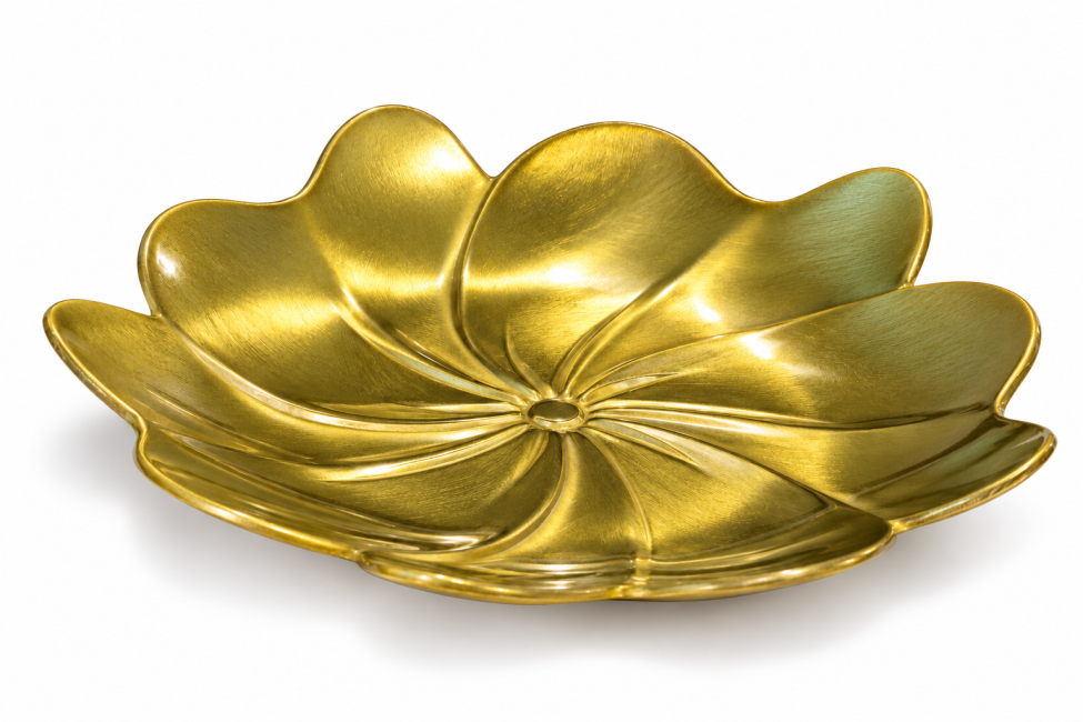 Sous plat pour Porte Encens Métal Camélia 9 cm chez Arabesk