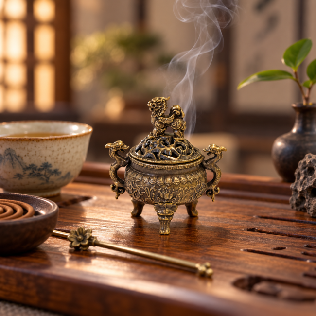 Brûle-encens Qilin 6 cm chez Arabesk|fr