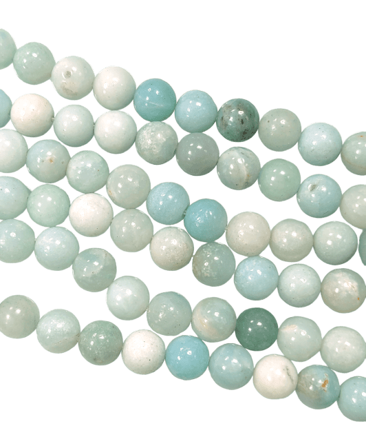 Amazonite Chine perles 8mm sur fil 40cm