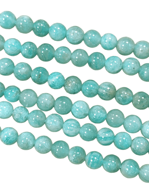 Amazonite Russie AA perles 4mm sur fil 40cm