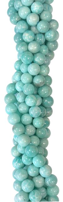 Amazonite Russie AA perles 8mm sur fil 40cm