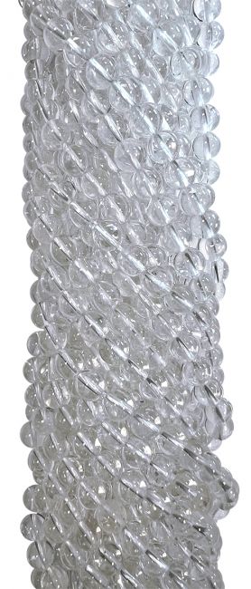 Cristal de roche perles A 6mm sur fil 40cm