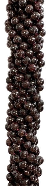 Grenat Rouge A perles 8 mm sur fil 40cm