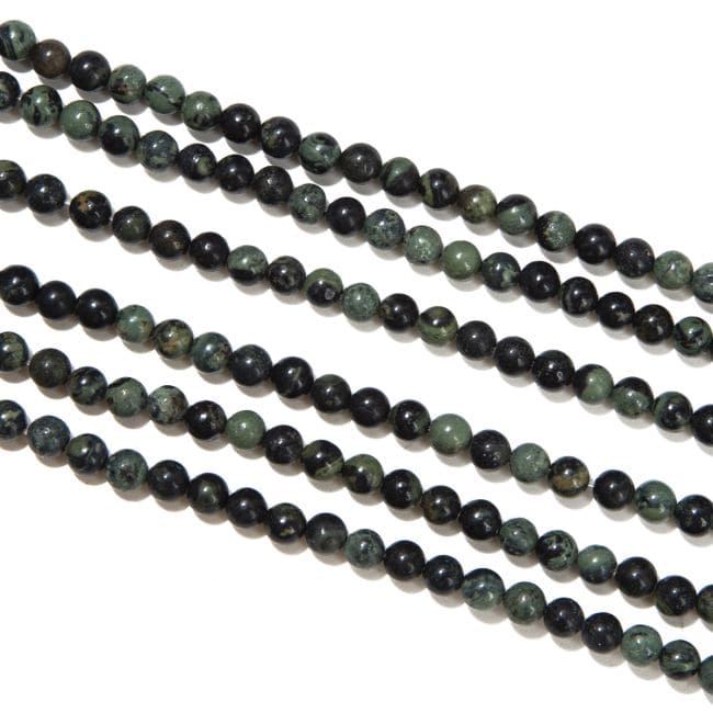 Jaspe Kambaba perles 4mm sur fil 40cm