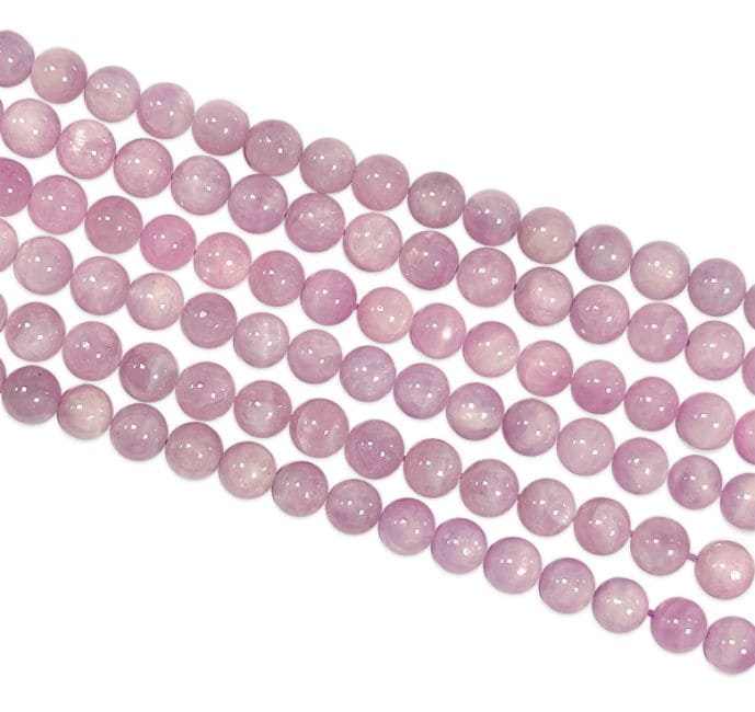 Kunzite A perles 7-8mm sur fil 40cm