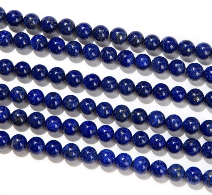 Lapislazuli A Perlen 6mm auf 40cm Faden