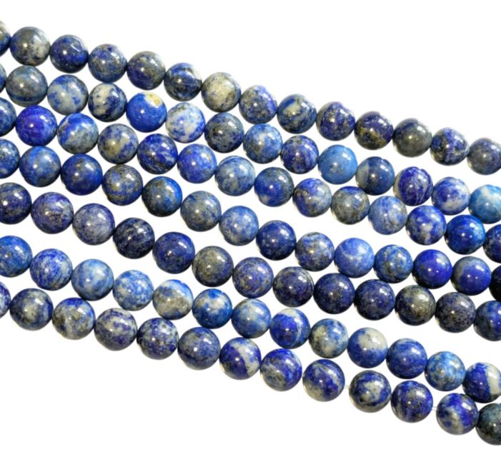 Lapis Lazuli A perles 8.5mm sur fil 40cm chez Arabesk