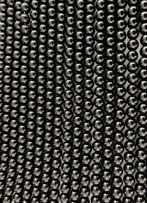 Onyx A perles 4mm sur fil 40cm chez Arabesk
