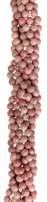 Rhodonite Australie A perles 8mm sur fil 40cm