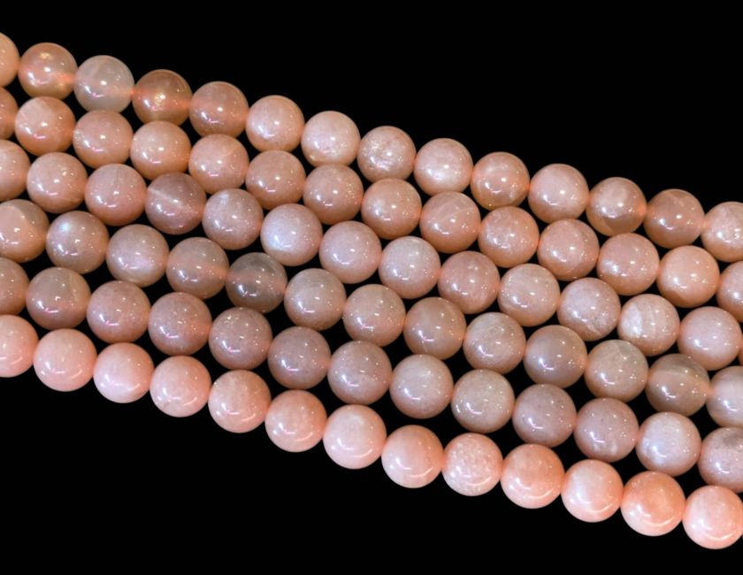 Pierre de Soleil A perles 8mm sur fil 40cm chez Arabesk|fr