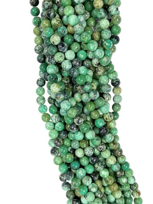 Variscite A perles 8mm sur fil 40cm