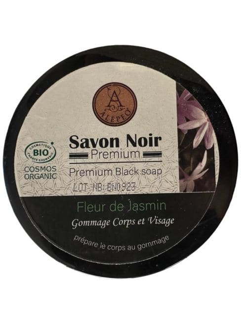 Savon noir Cosmos Biologique Fleur de Jasmin 250g chez Arabesk