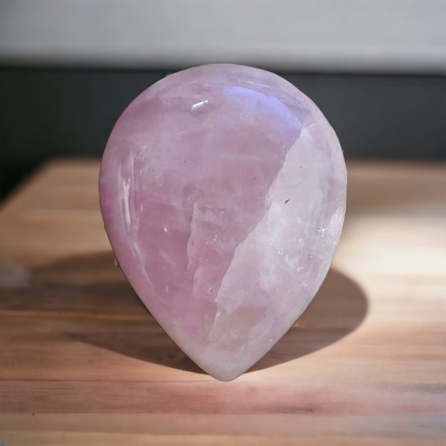 Bloc de Quartz Rose poli 0.335kg