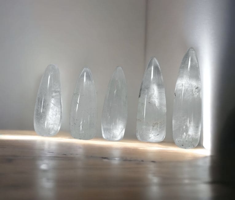 Baton de massage en Cristal de roche 200grs