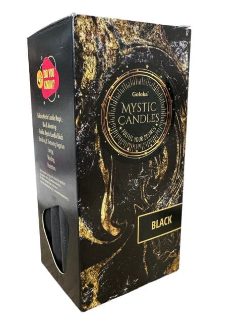 Bougies Goloka Teintées Masse Noires 13cm 20pcs chez Arabesk|fr