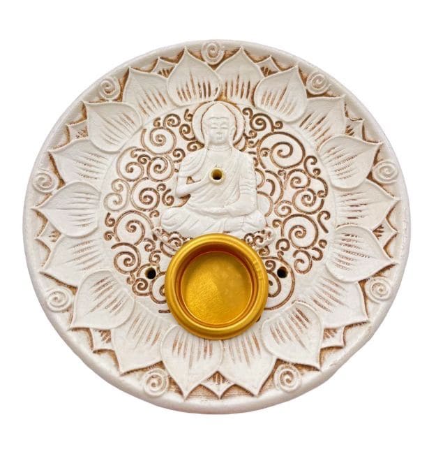 Portes encens Buddha 9 cm