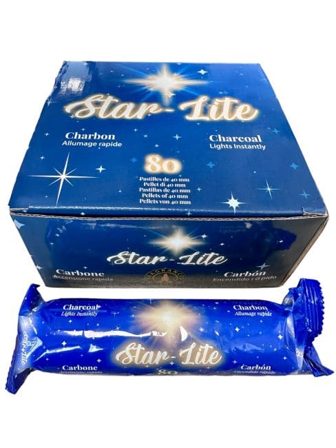 Charbon Star-Lite Qualité Supérieure 40/80 chez Arabesk