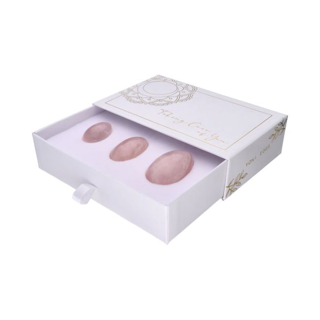 Quartz rose Pack d'oeufs de Yoni