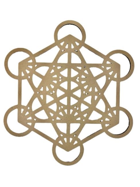 Metatron Cube Holztafel 20cm