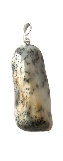 Pendentif pierre roulée Opale dentrite A