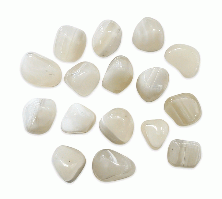 Agate Blanche A Pierres Roulées 2-3 cm 250 g chez Arabesk|fr