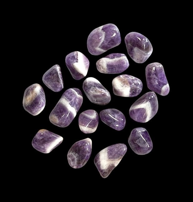 Verjüngter Amethyst Malawi A trommelstein 250g