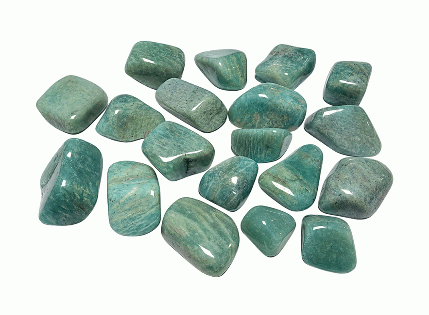 Amazonite Brésil A Pierres Roulées 2-3 cm 250 g chez Arabesk