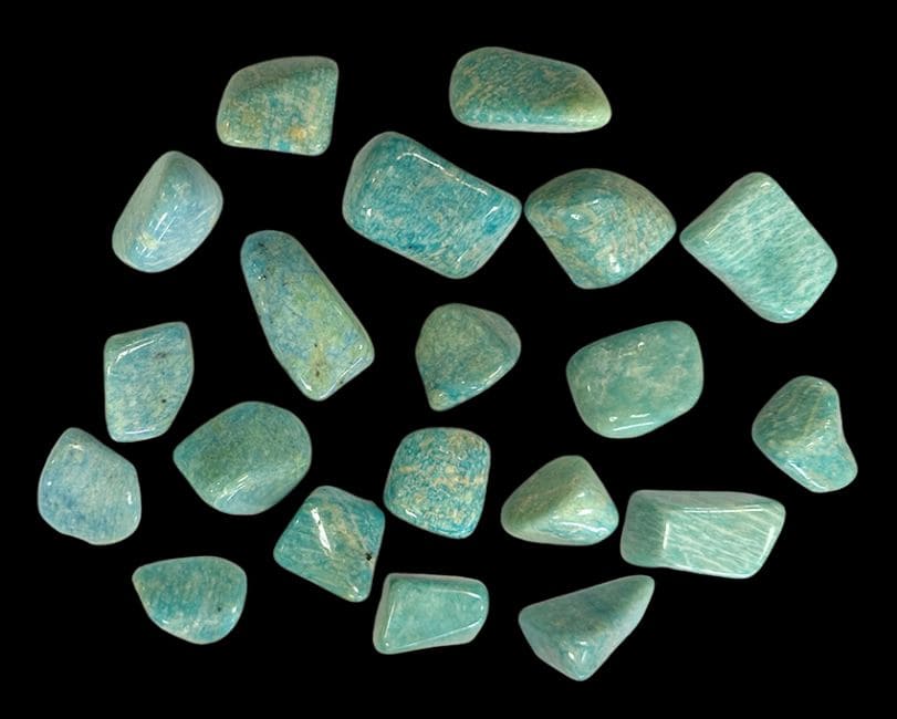 Amazonite Namibia AA gerollte Steine 2-3cm 250g