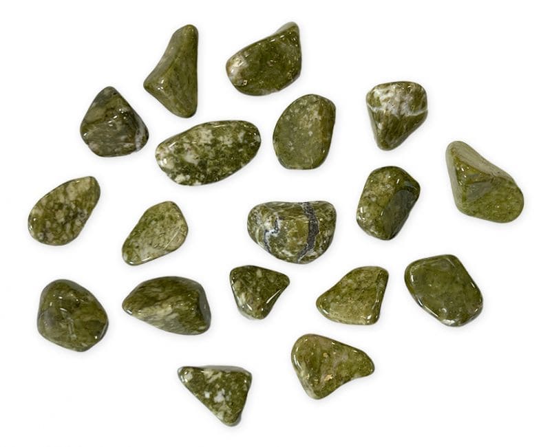 Epidote AB pierres roulées 250g