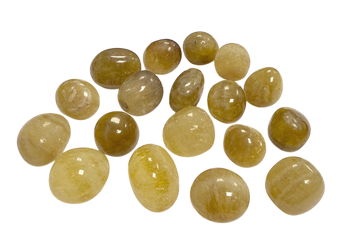 Fluorite Jaune AB pierres roulées 250g chez Arabesk