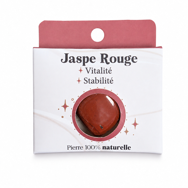 Jaspe Rouge A Pierre Roulée en Boîte 2-3 cm chez Arabesk