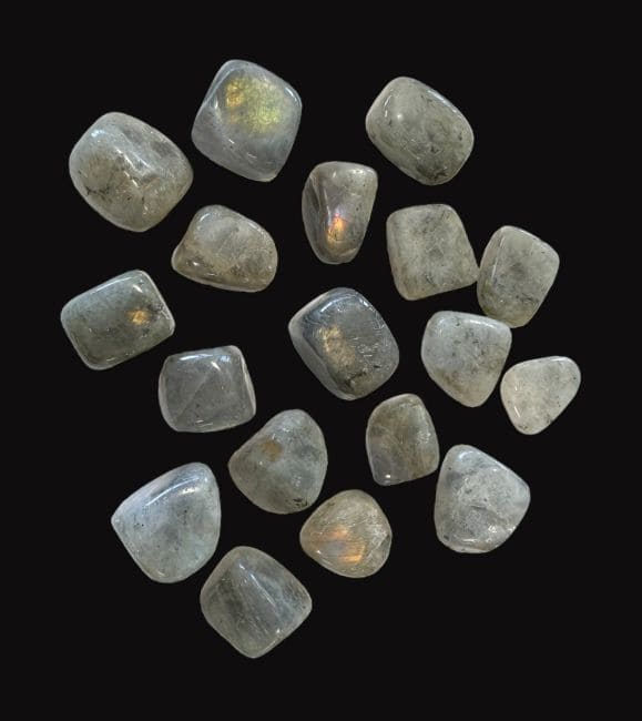 Labradorite AB pierres roulées 250g