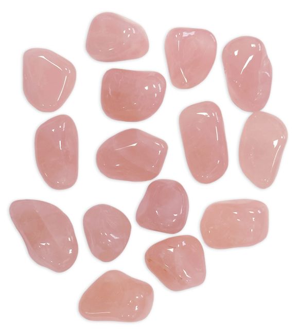 Quartz Rose AA pierres roulées 250g