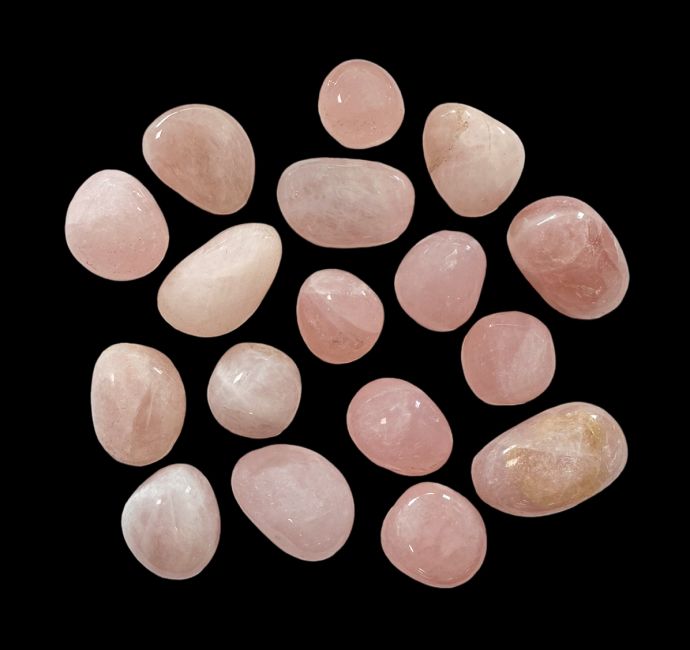 Quartz Rose AB pierres roulées 2-3cm 250g