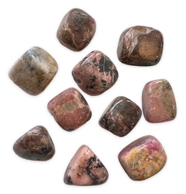 Rhodonite AB pierres roulées 2-3cm 250g