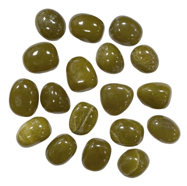 Serpentine Lizardite A pierres roulées 250g chez Arabesk