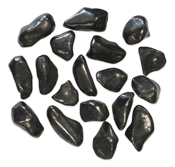 Shungite A naturelle pierres roulées 250g chez Arabesk