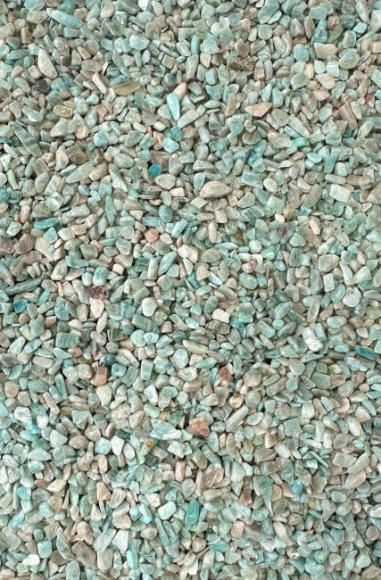 Amazonite Pérou A Chips de pierres naturelles 2-4mm 500g