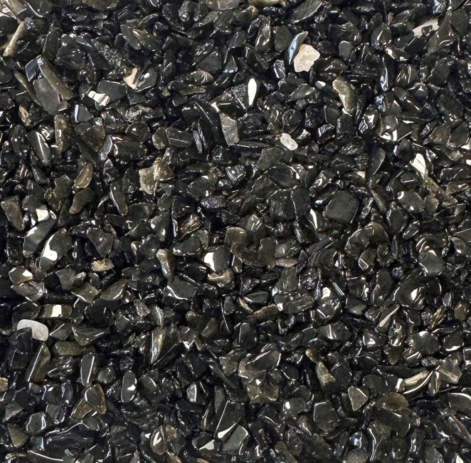 Obsidienne Noire A Chips de pierres naturelles 3-5mm 500g