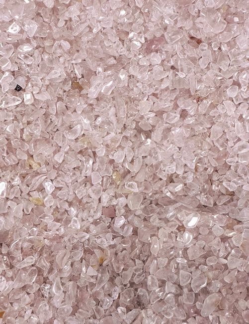 Quartz Rose A Chips de pierres naturelles 3-5mm 500g