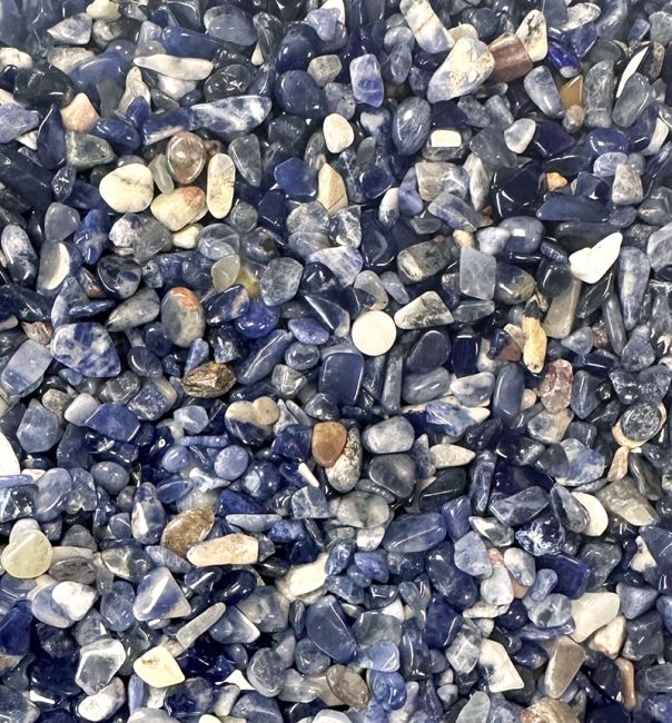 Sodalite A+ Chips de pierres naturelles 3-5mm 500g
