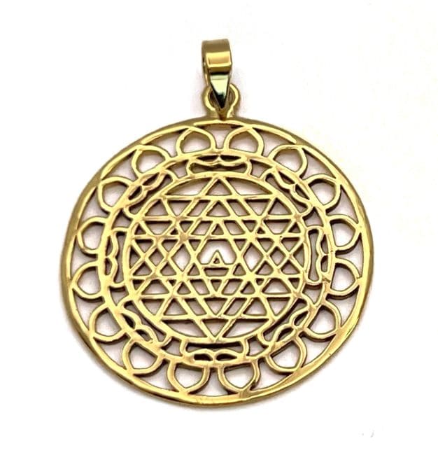 Pendentif Mandala et Yantra 4cm