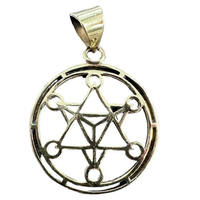 Pendentif Bronze  Metatron 2.5cm