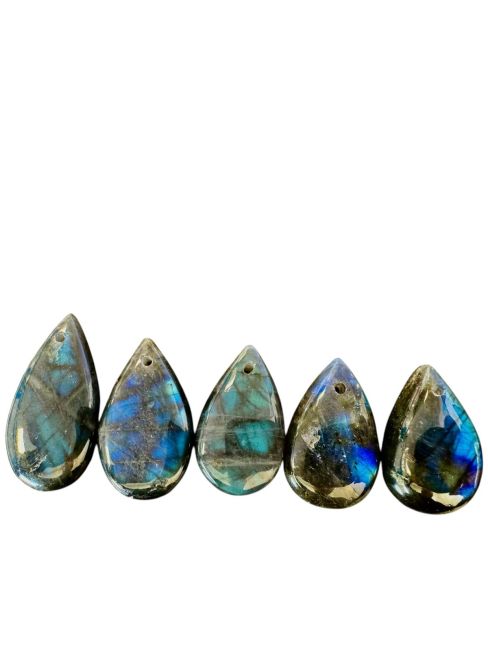 Pendentif Labradorite Percé 5 pcs chez Arabesk