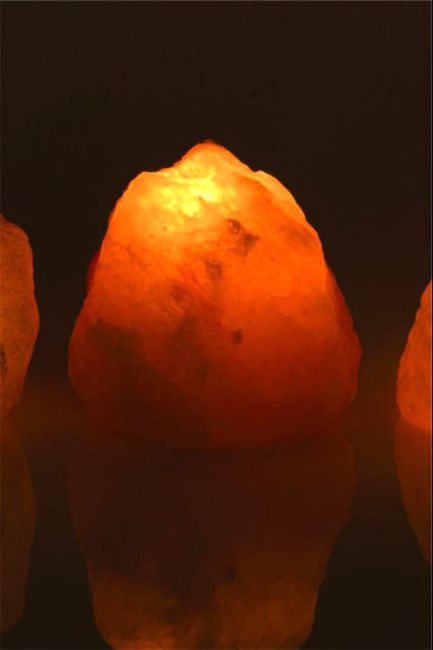 Bougeoir en Cristal de Sel Naturel M 8cm 1-2Kg