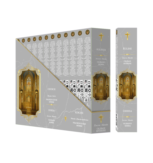 Encens Fragrances & Sens Église Masala 15g chez Arabesk
