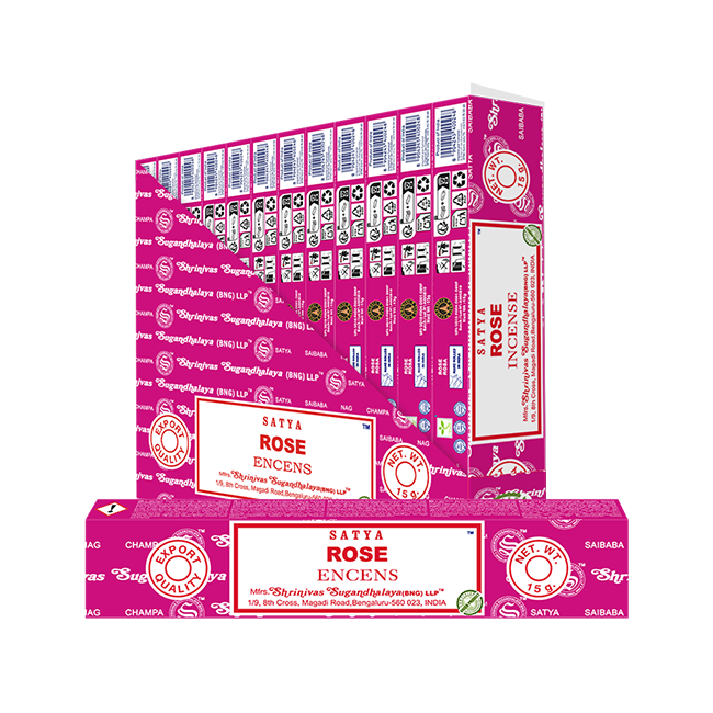 Encens Satya Rose 15g chez Arabesk