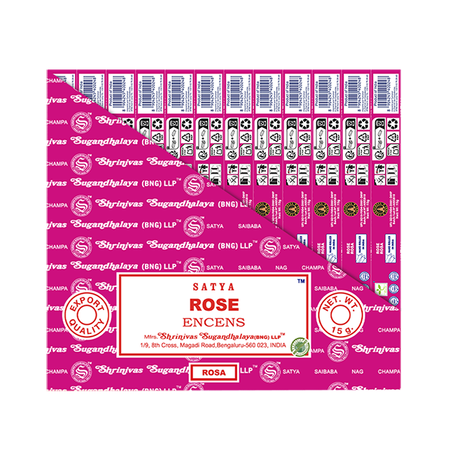 Encens Satya Rose 15g chez Arabesk|fr