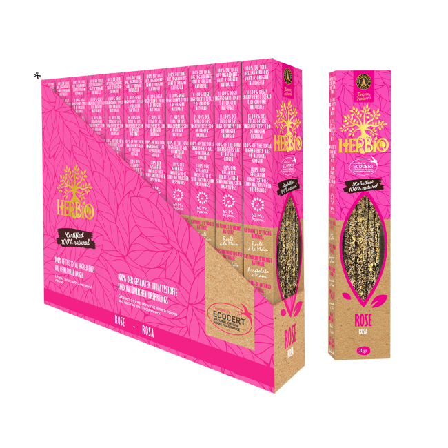 Encens Smudge Ecocert Herbio Rose 20g chez Arabesk|fr