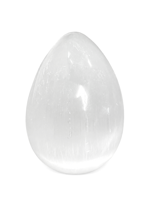 Gros Œuf en Sélénite 13cm 1kg chez Arabesk
